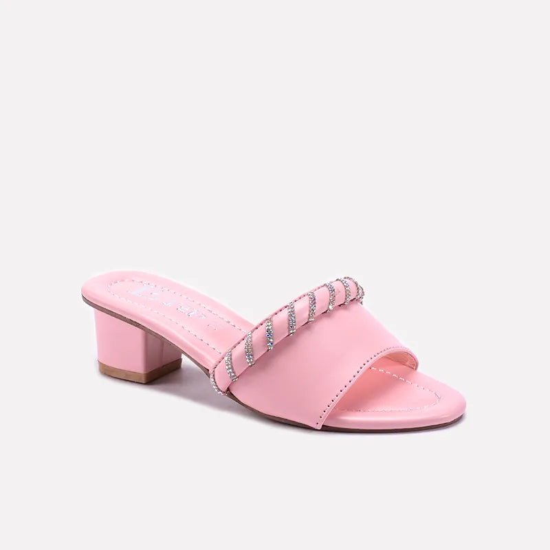 Pink Fancy Slippers For Girls