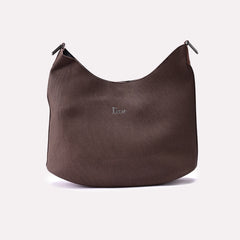 Casual Shoulder Bag Dark Brown 0331767