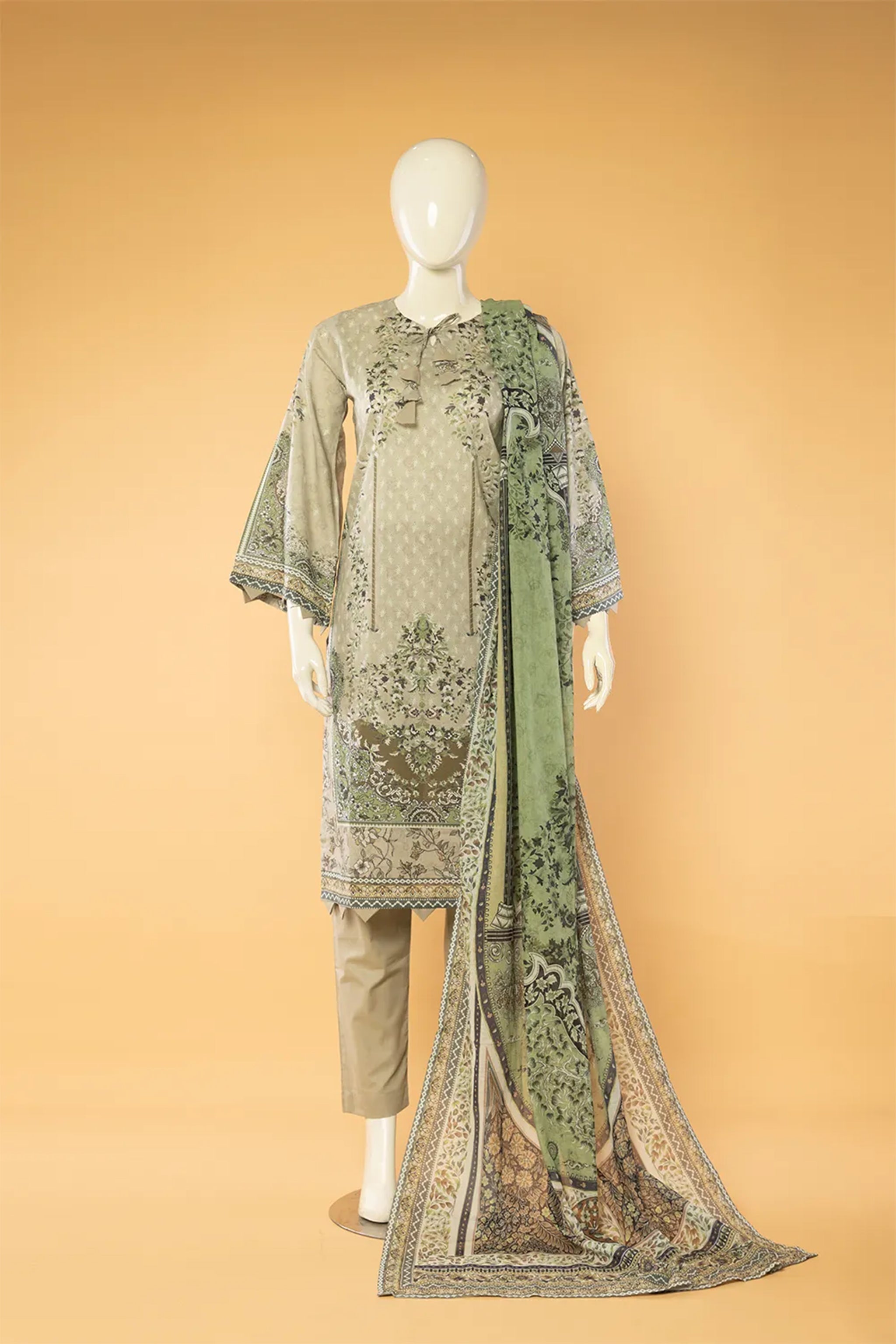 Calista - 3 Piece Stitched Lawn Suit 15D0103