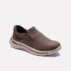 Khaki Slip On Sneakers 0120569