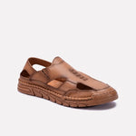 Khaki Roman Sandals For Men