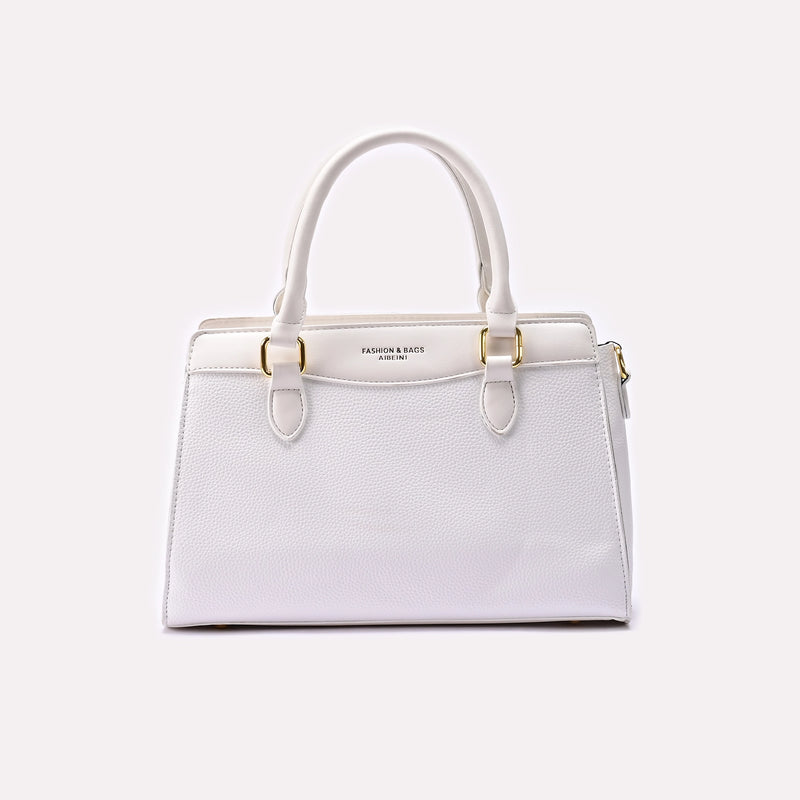 Casual Shoulder Bag White 0331770
