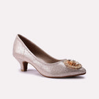 Bridal Court Shoes Golden 0450059