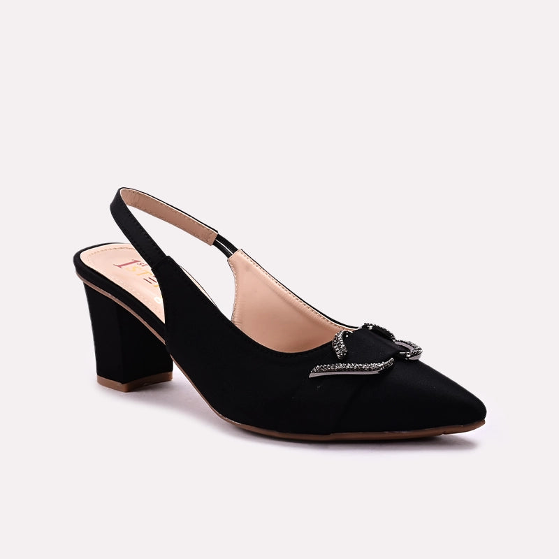 Fancy Court Shoes Black 0450082