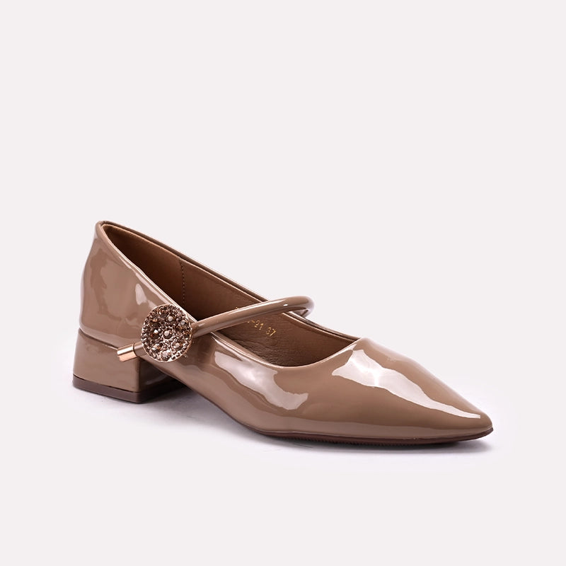 Fancy Court Shoes Fawn 0450152
