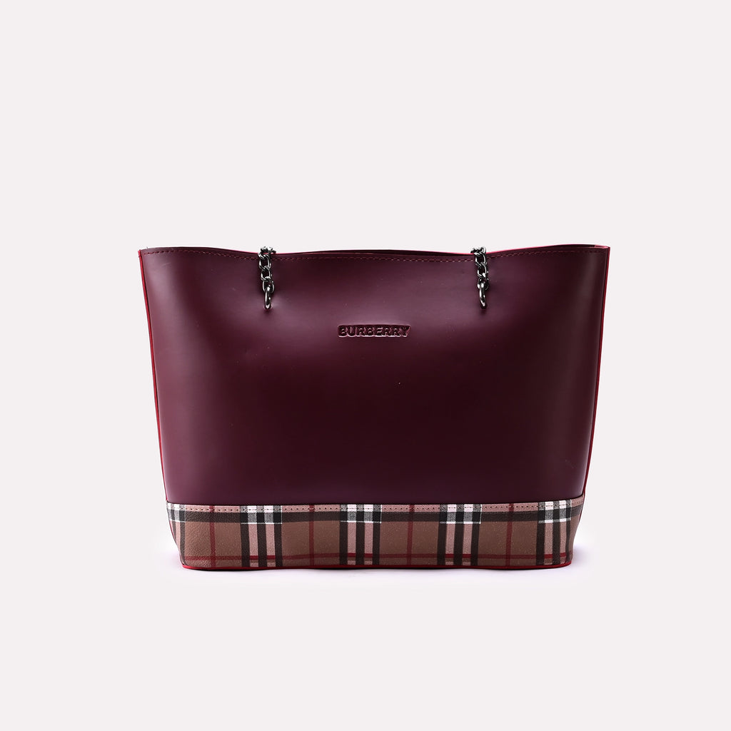 Casual Shoulder Bags Maroon 0331061
