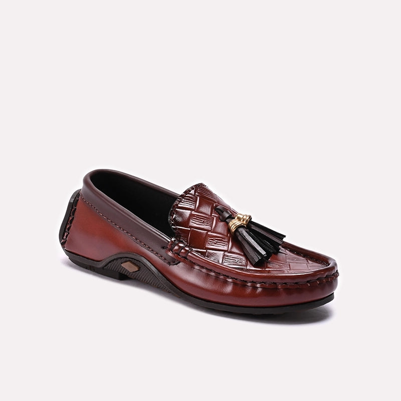 Boy Loafer Shoes Brown 0610714