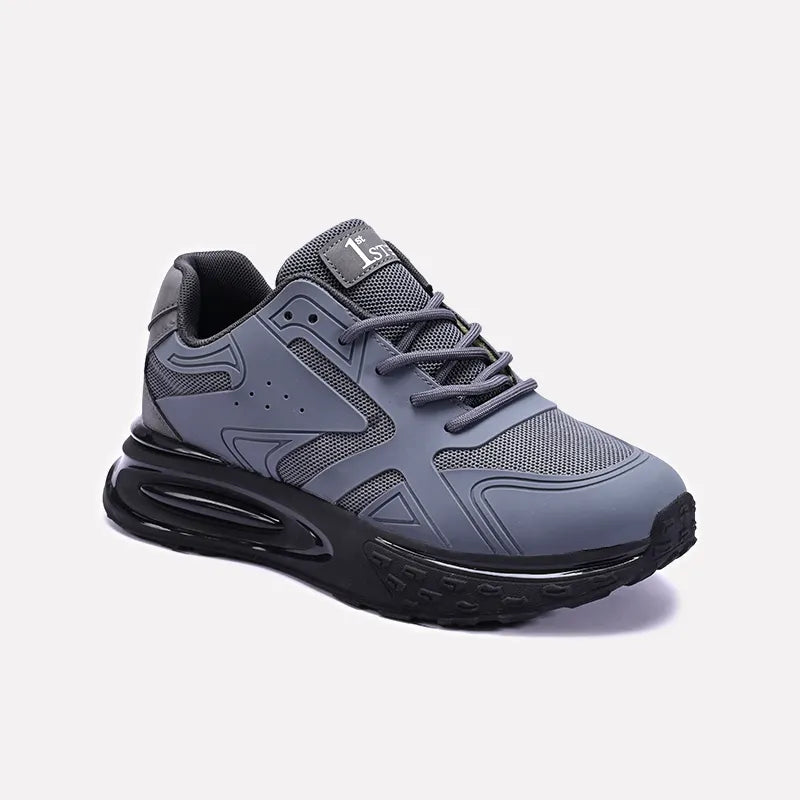 Gray Lace Up Sneakers 0120579