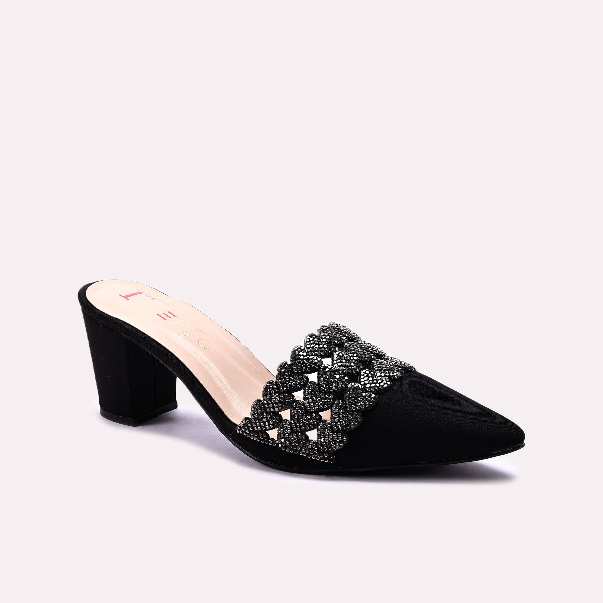 Fancy Court Shoes Black 0450136