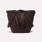 Hand Bag Brown 0322329