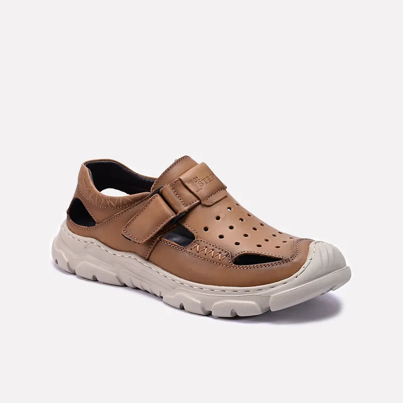 Khaki Roman Sandals For Men