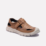 Khaki Roman Sandals For Men