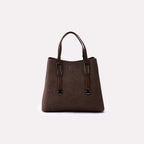 Casual Shoulder Bags Dark Brown 0331590