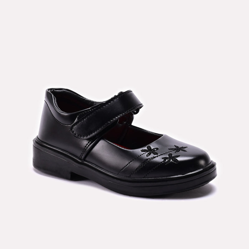 Baby School Shoes Black 0710497