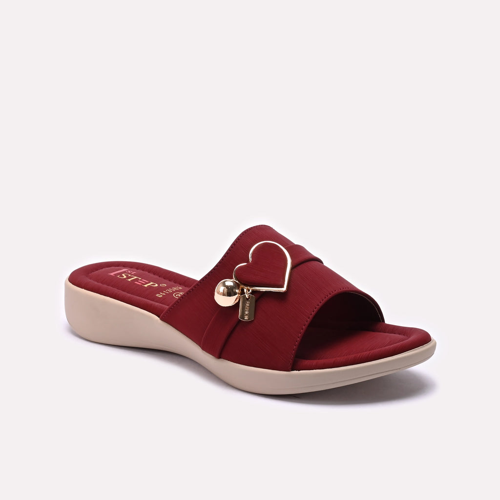 Casual Slipper Maroon 0413585