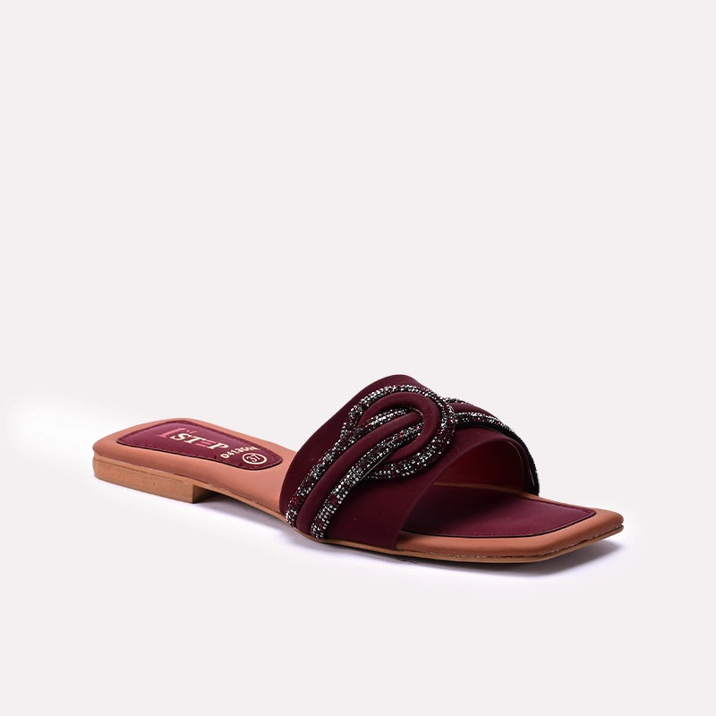 Fancy Slipper Maroon 0413565