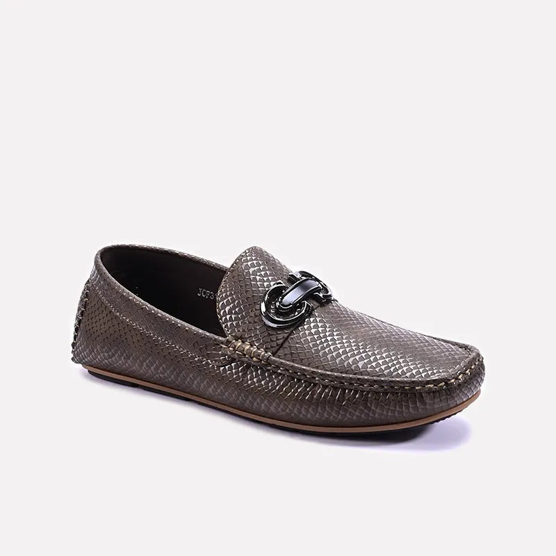 Khaki Loafer Shoes 0130936