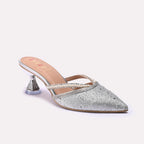 Fancy Court Shoes Silver 0450235