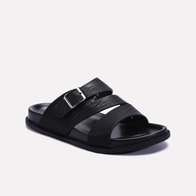 Black Casual Slippers