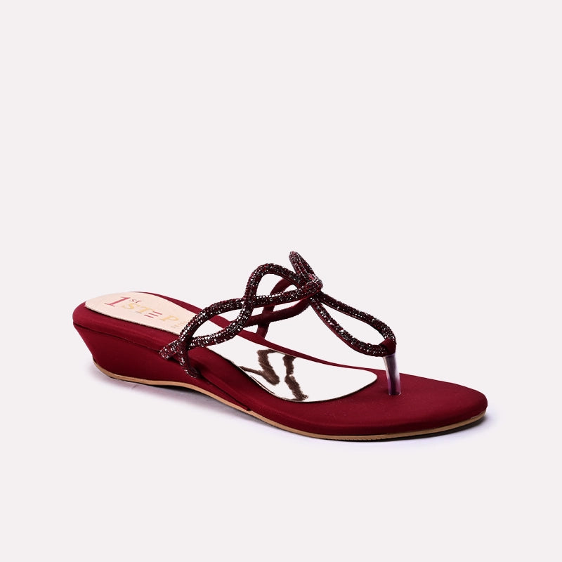 Fancy Slipper Maroon 0413640