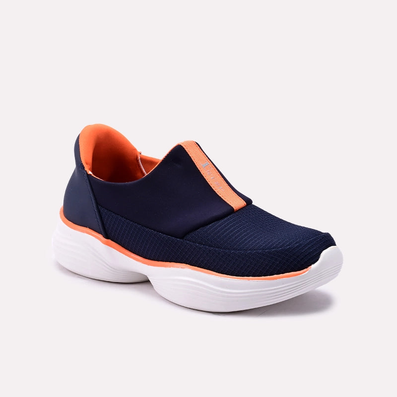 Womens Navy Blue Sneakers 0440854