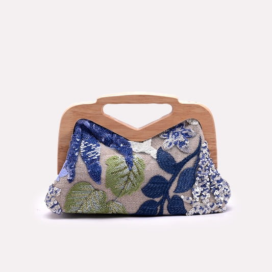 Blue Ladies Casual Clutch 0315787