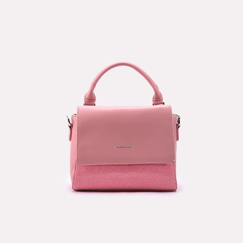 Casual Hand Bags Pink 0322040