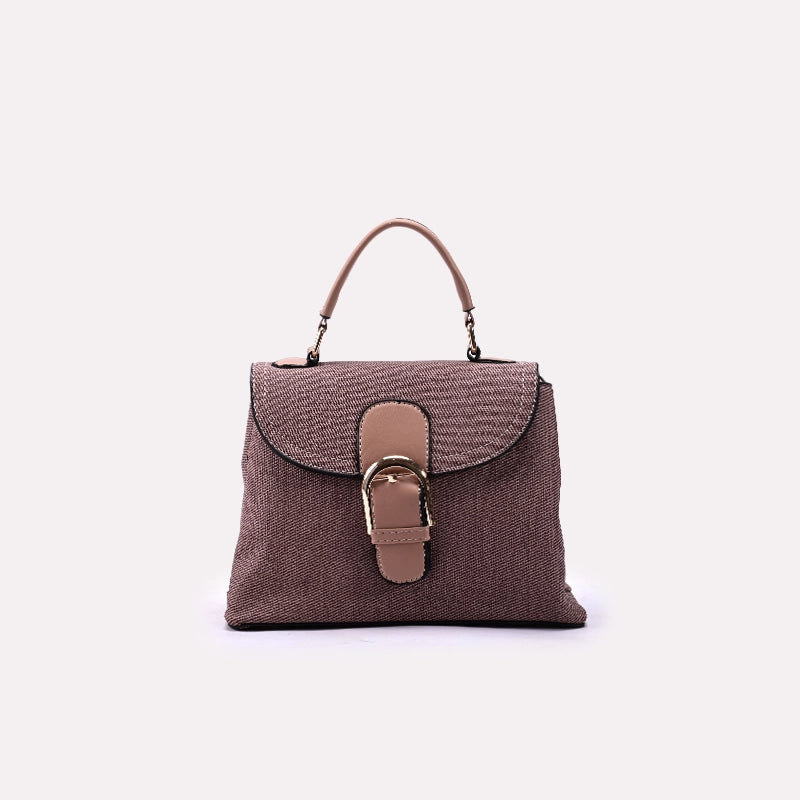 Casual Hand Bags Peach 0322000