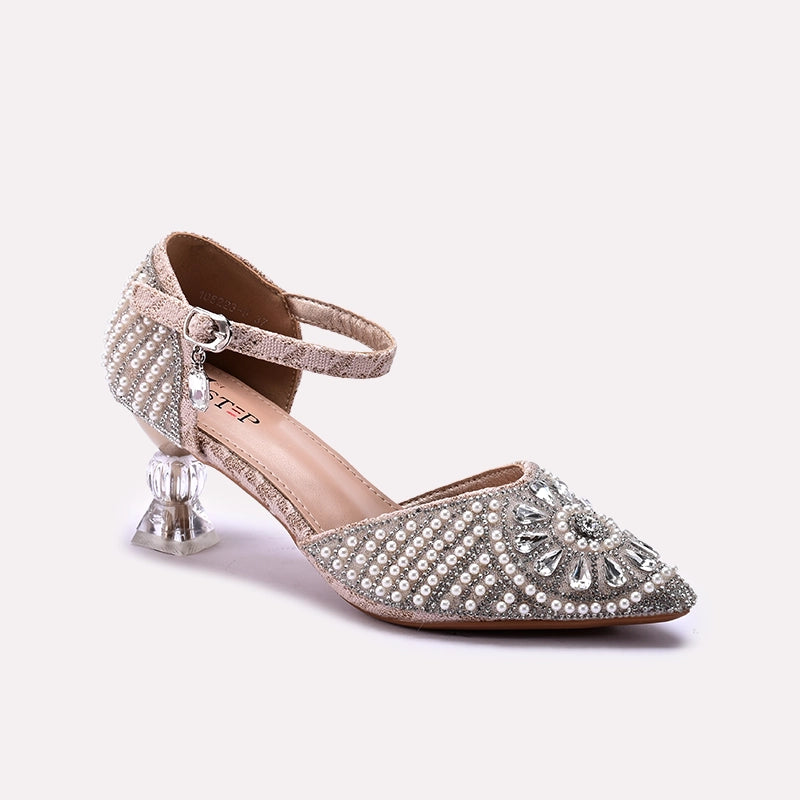 Bridal Court Shoes Golden 0450175