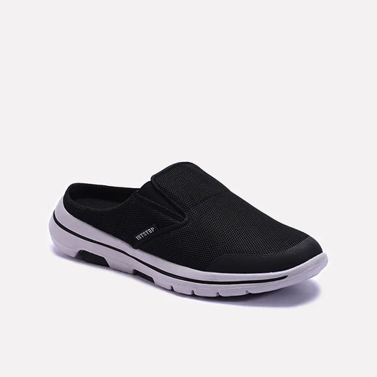 Black Mules Shoes For Men 0120436