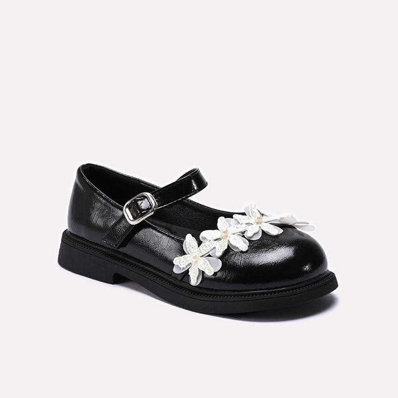 Girl Fancy Pumps Black 0710712