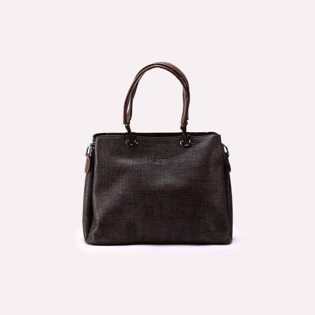 Casual Shoulder Bags Dark Brown 0331589