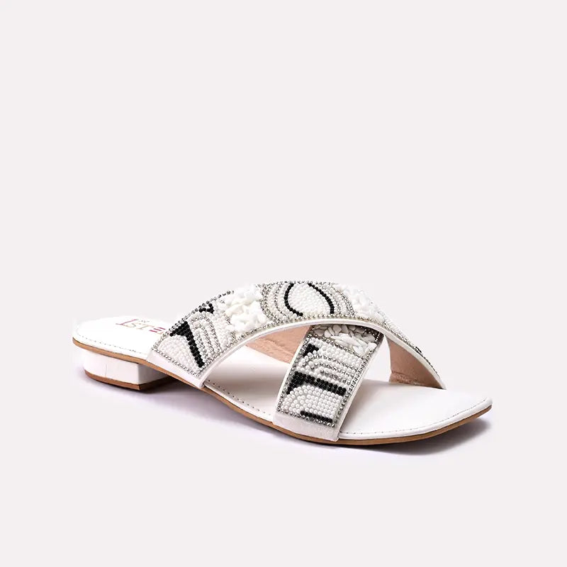 Fancy Slipper White 0413506