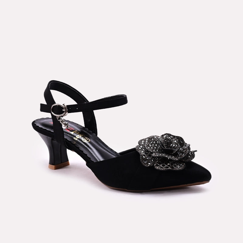 Fancy Court Shoes Black 0450074