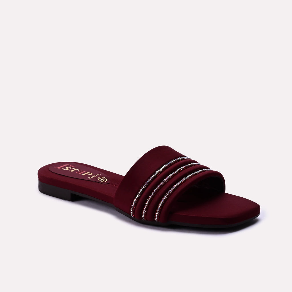 Fancy Slipper Maroon 0413797