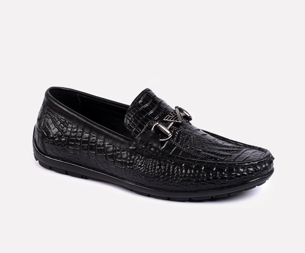 BLACK LOAFER SHOES 0130640