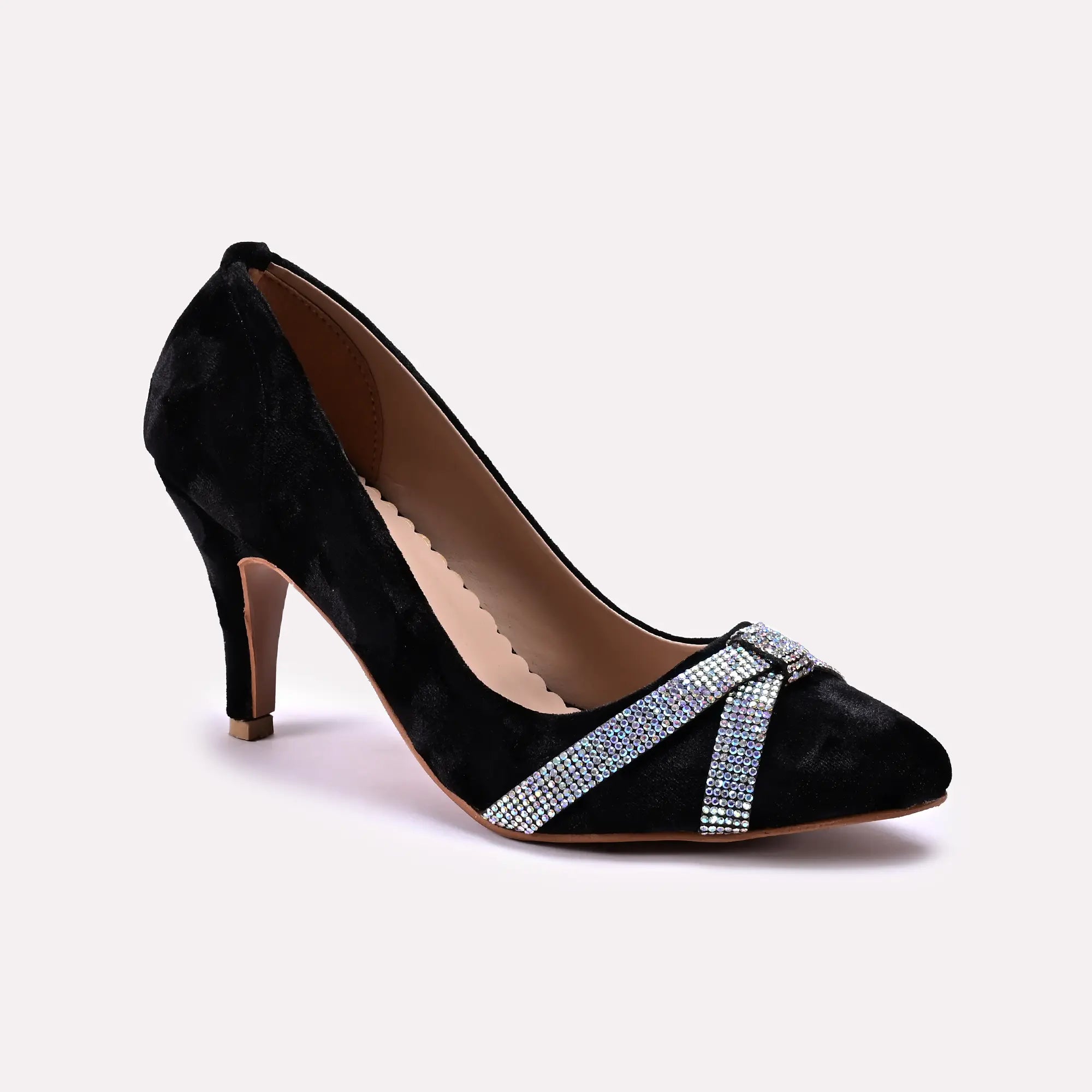 Fancy Court Shoes Black 0450085