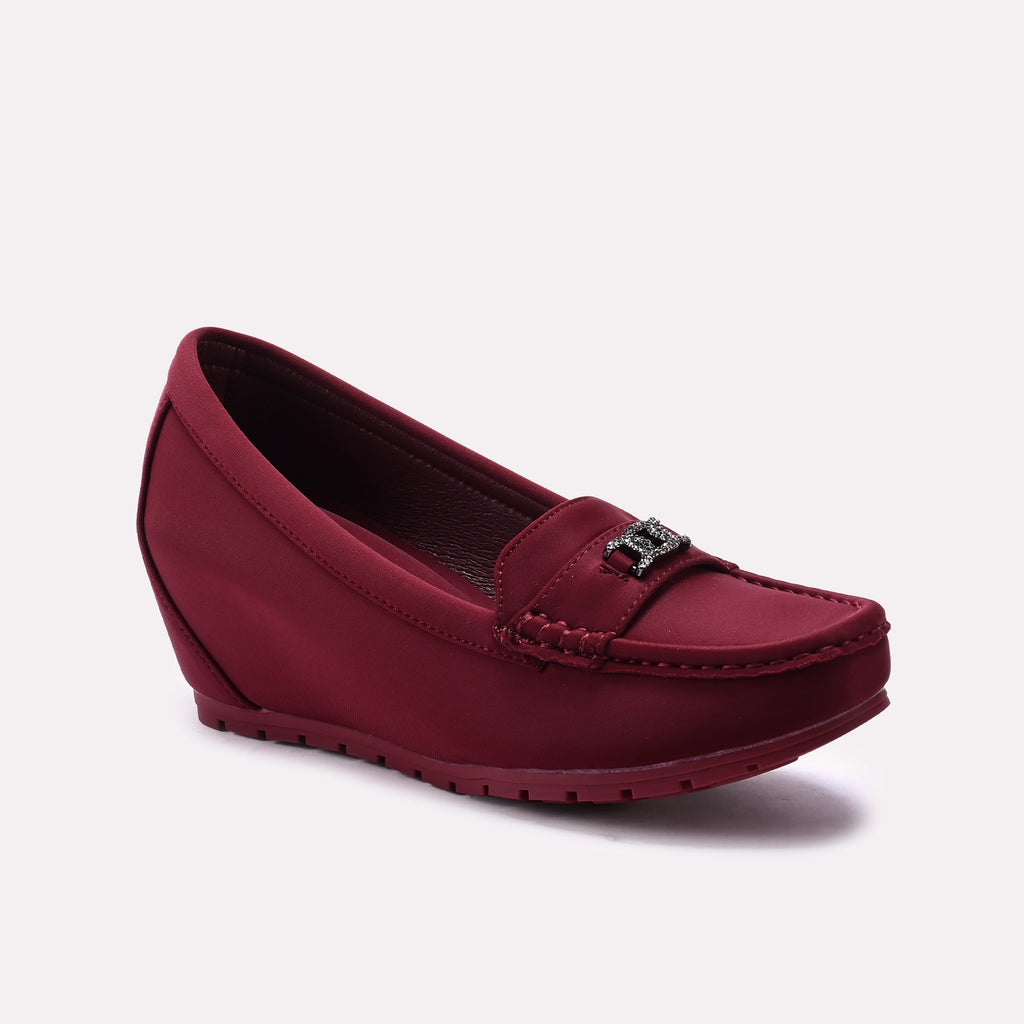Moccasin Shoes Maroon 0440962