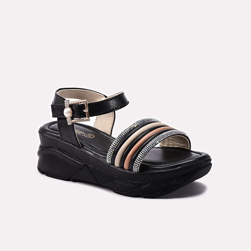 Black Fancy Sandal 0720820