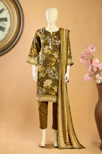 Olivara  - 3 Piece Stitched Lawn Suit 15R1121