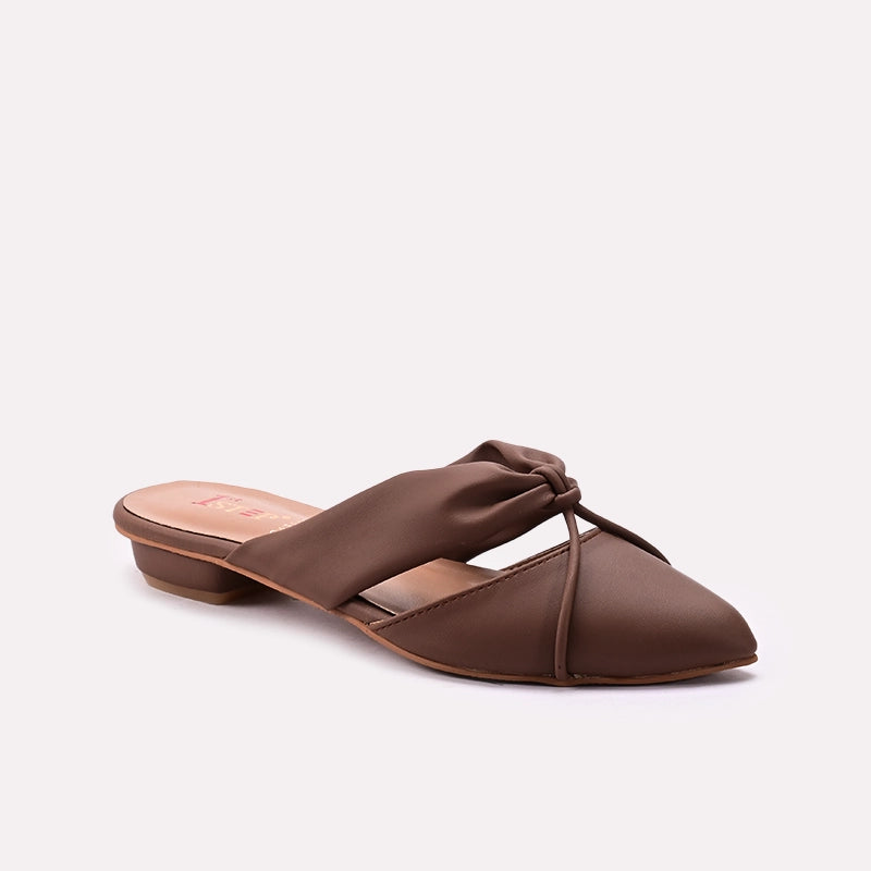 Brown Casual Mules 0431437
