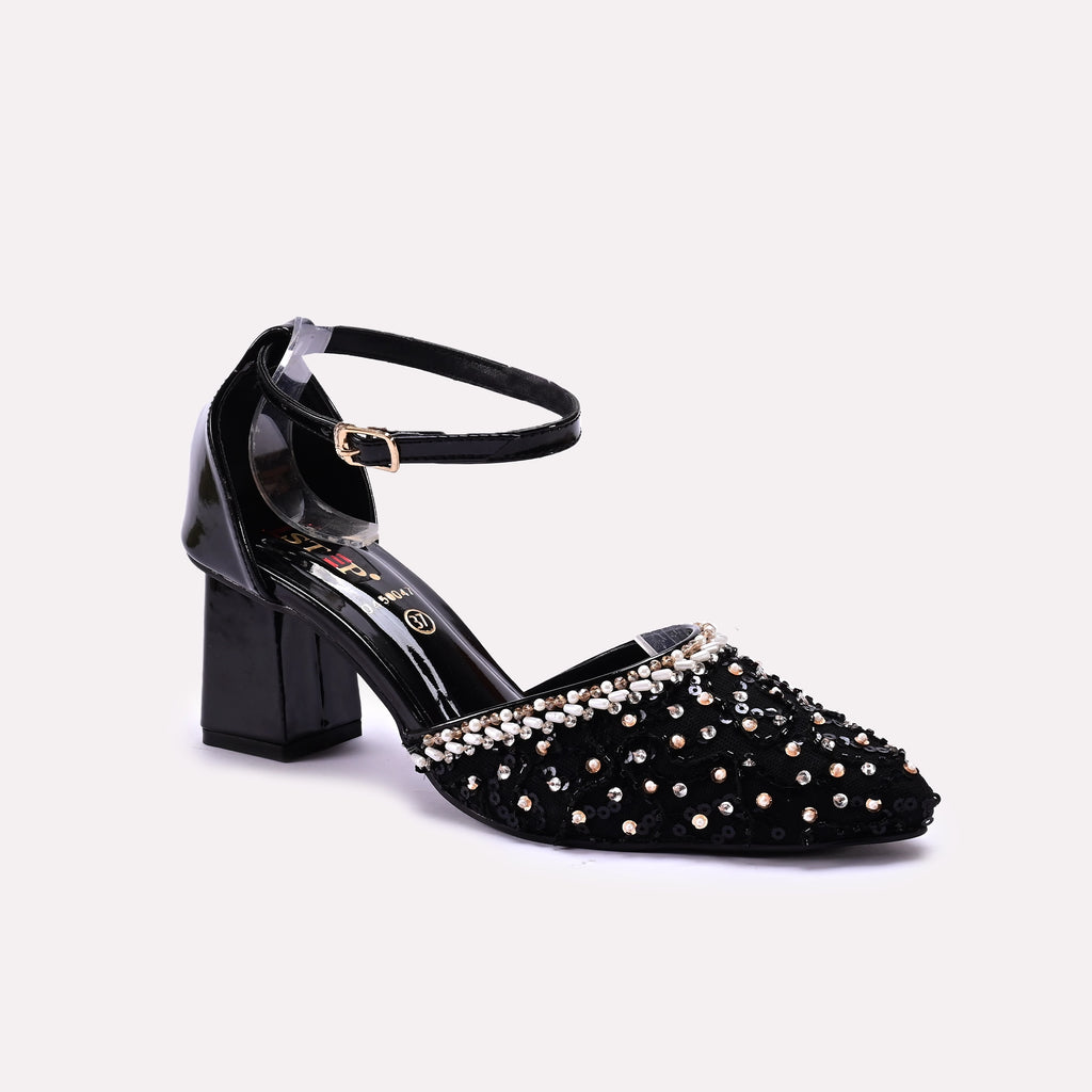 Bridal Court Shoes Black 0450047