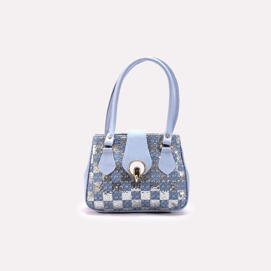 Casual  Shoulder Bags Light Blue 0331518