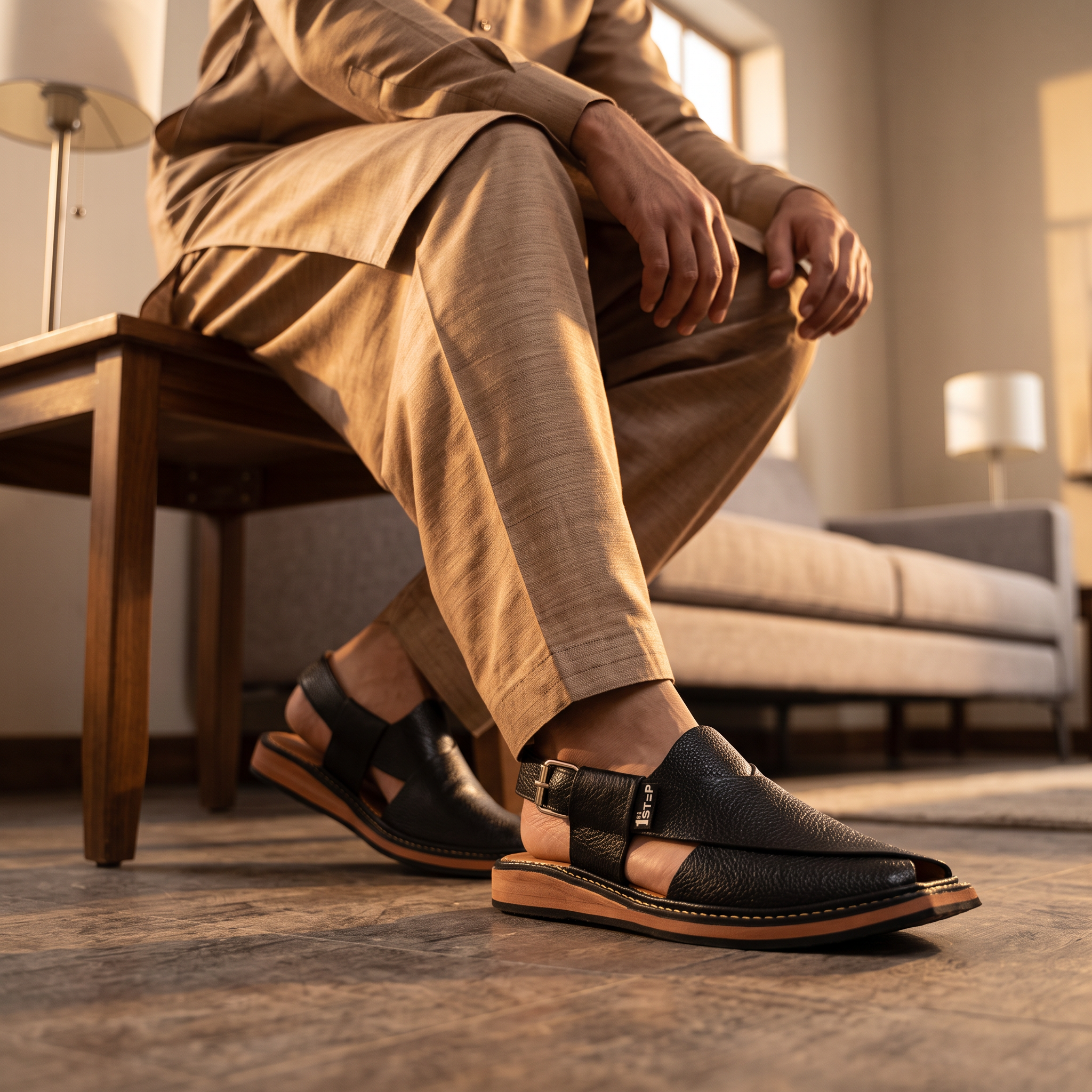 Peshawari Sandal Black 0140663