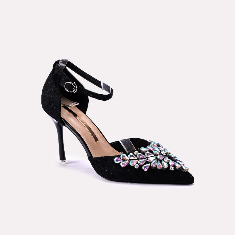 Bridal Court Shoes Black 0450195