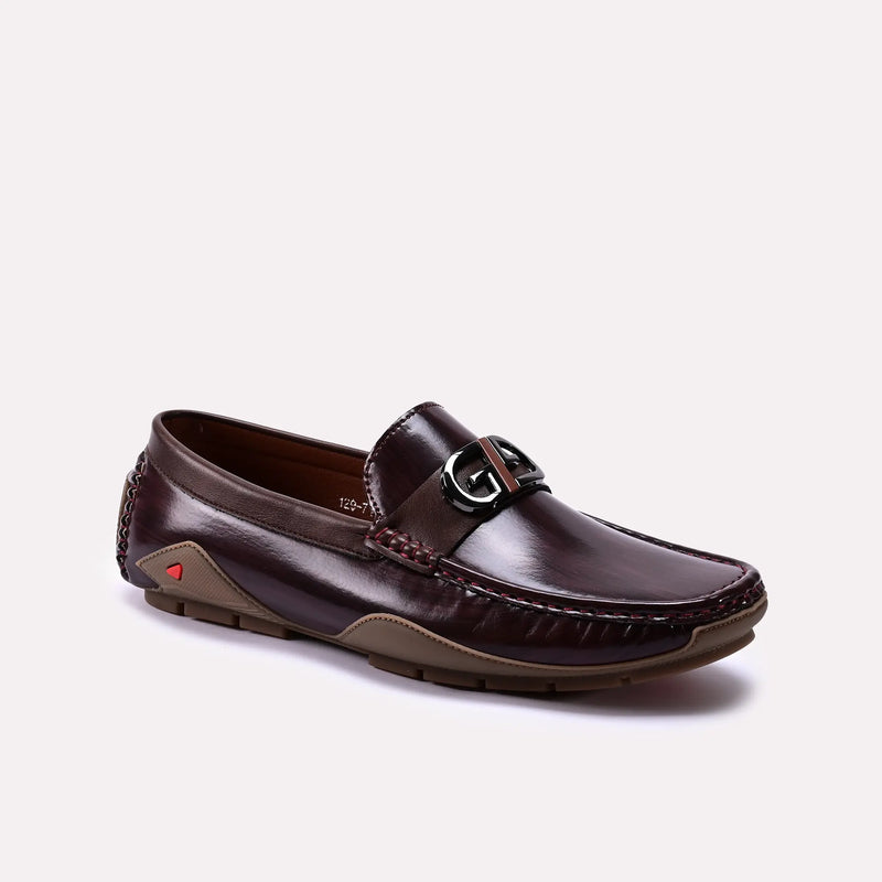 Loafer Shoes Maroon 0131153
