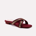Fancy Slipper Maroon 0413849