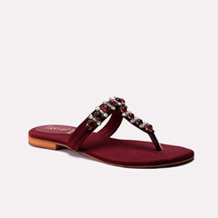 Fancy Slipper Maroon 0413871
