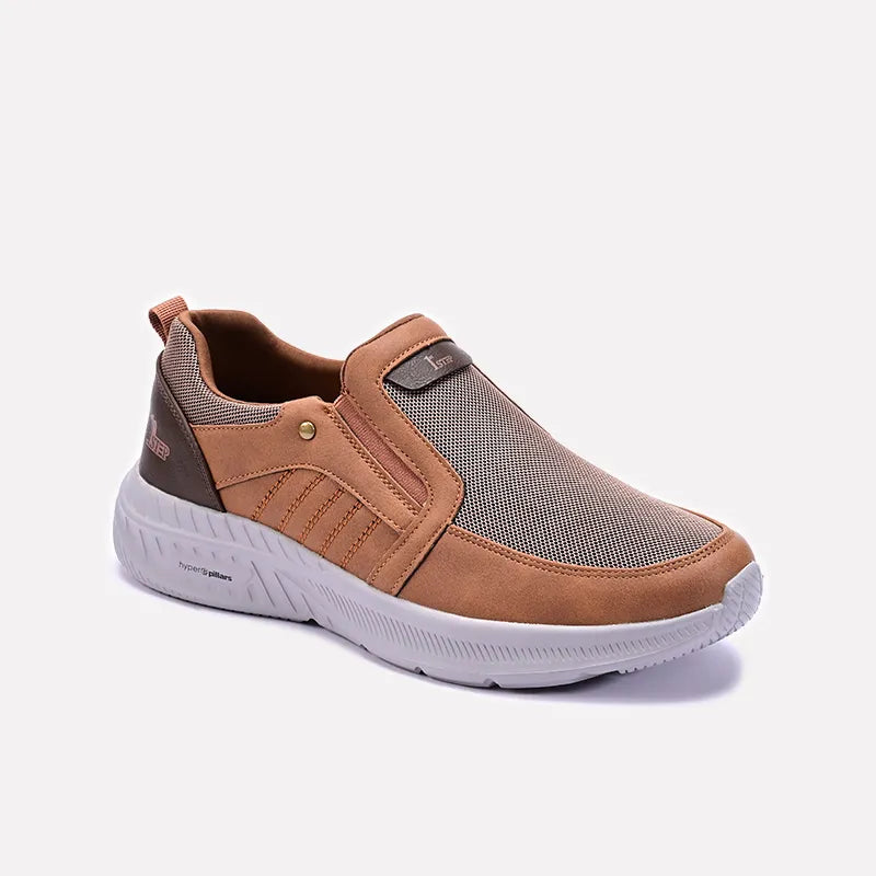 Brown Casual Slip On Sneakers 0120556