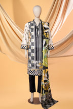 White Whisper – 3 Piece Lawn Stitched Suit 15D0149